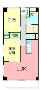 クレール見取【4階】の間取り