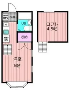 コスモハイツ【3階】の間取り