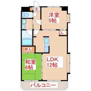 プレジデント勇貴【2階】の間取り