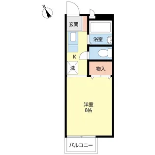 メゾン・ドゥ・ジュネス【2階】の間取り