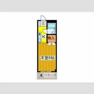 メゾンリバーサイド【1階】の間取り