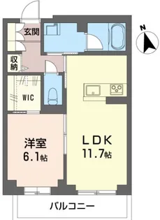 グランレール【4階】の間取り