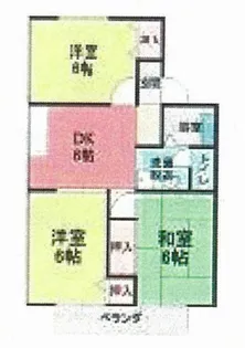 ニューセジュールタケヒロ【2階】の間取り