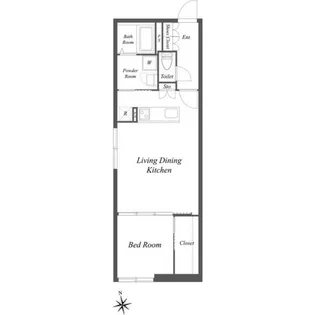 PASEO武蔵小山【2階】の間取り