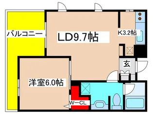 ピアッツァ デル キーナ【1階】の間取り