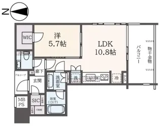 アトラス渋谷公園通り【7階】の間取り