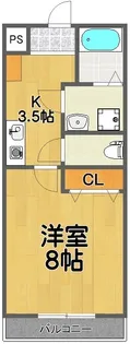 ラボーナ実籾【1階】の間取り