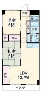 Avancer Nagara【4階】の間取り