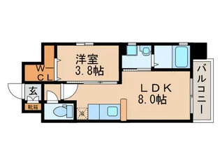 アルゴヴィラージュ浅生【4階】の間取り