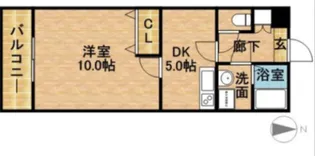 クレアトゥールI【2階】の間取り