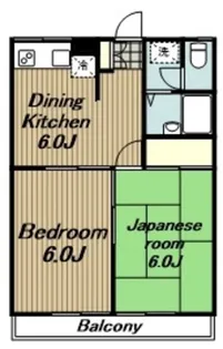 サンウッドI【2階】の間取り