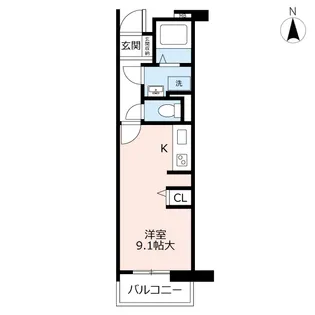 URアーベイン大濠【3階】の間取り