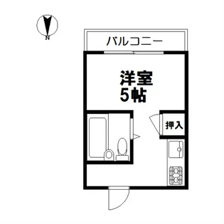 メディア京山【2階】の間取り