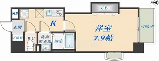 ラグゼ長田【10階】の間取り