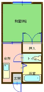 クオリティコーポ【2階】の間取り