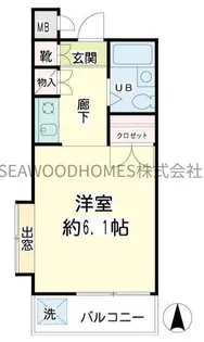 ベルライト能見台【5階】の間取り