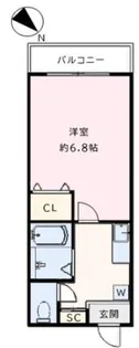 レフア南常磐台【5階】の間取り