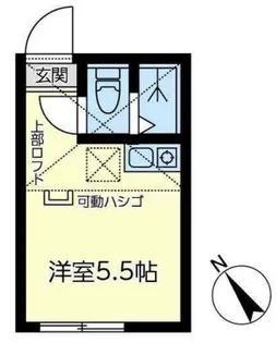 ユナイト星川ポーリング【2階】の間取り