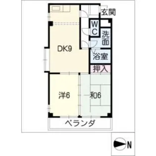 ステップフィールド【4階】の間取り