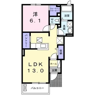 プリマベーラ【1階】の間取り