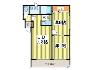 グランメ-ルN12【1階】の間取り