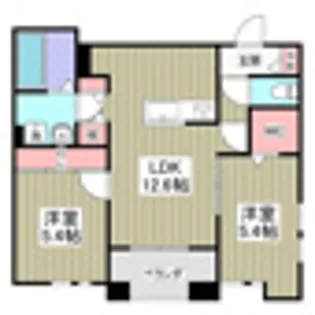 ブリーズコート扇橋【3階】の間取り