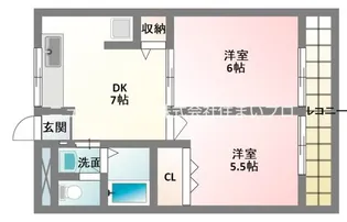 プライム下島【2階】の間取り