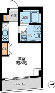グランカーサ馬込I【1階】の間取り