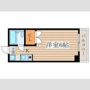 グリーンデル鶴里【3階】の間取り