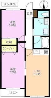 タウニィーTUKIMI【2階】の間取り
