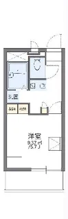 レオパレスPRIDE 07【1階】の間取り