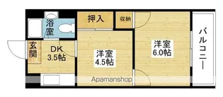 新大阪第1ダイヤモンドマンション【10階】の間取り