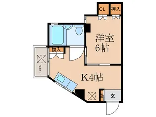 コーポ中新【2階】の間取り