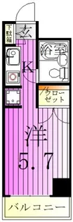 コスモ亀有V【3階】の間取り