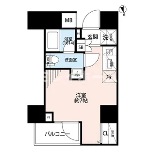 プレール・ドゥーク戸越銀座通り【10階】の間取り