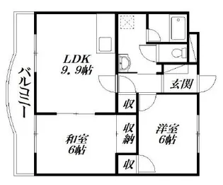パティオ【1階】の間取り