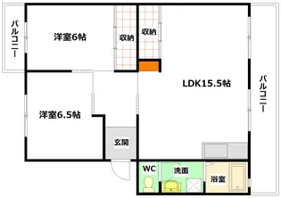 ソレイユ海田【3階】の間取り