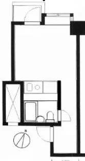 キャッスル新宿【10階】の間取り