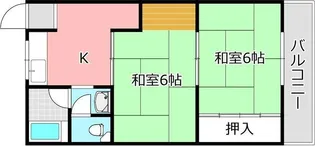 玉瀬ハイツ【1階】の間取り