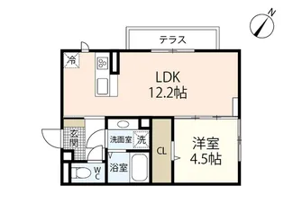 スマイルオン【3階】の間取り
