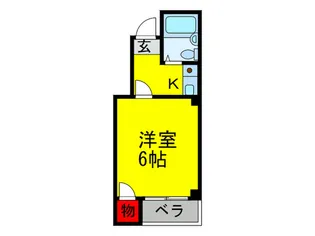 プレアール上住吉【3階】の間取り