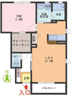 Sun Heim A棟【1階】の間取り