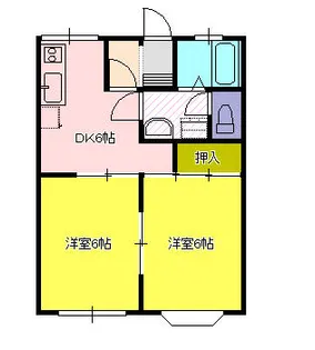 ロイヤルパレス北【1階】の間取り