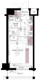 ブライズ蒲田WEST【3階】の間取り