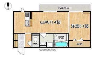 楓 A棟【1階】の間取り