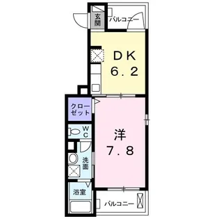 フィオーレ・ソーレ【3階】の間取り