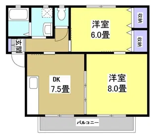 メゾン・リパーク【2階】の間取り