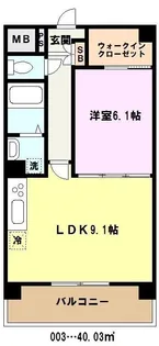 ベル・メゾン【2階】の間取り
