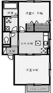 リビングタウン高岡【1階】の間取り