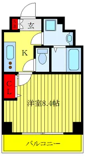 グランフォース王子【4階】の間取り